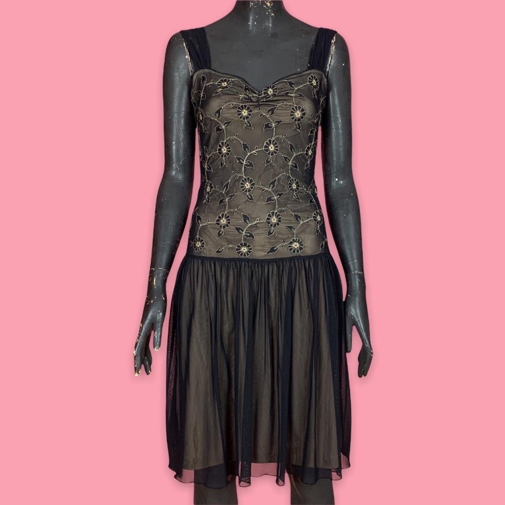 Flower Embroidered Fairy Dress